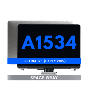Complete LCD Display Assembly For Macbook Retina 12" (A1534 / Early 2015) - Space Gray
