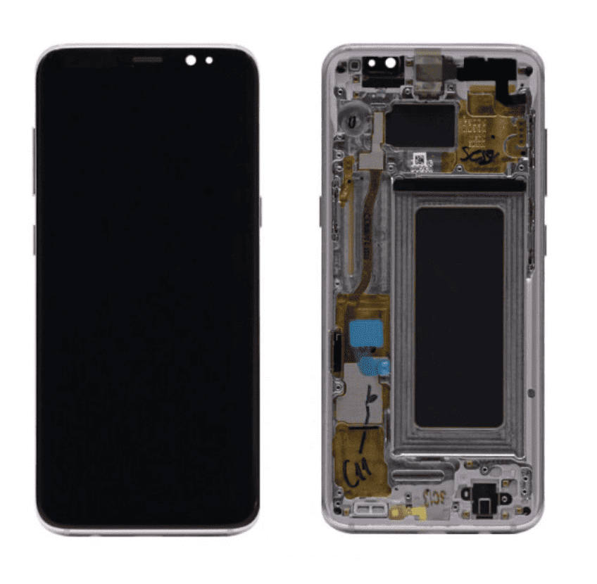 Galaxy S8 Silver OLED Touchscreen - SM-G950 / GH97-20457B / GH97-20473B (Refurbished)