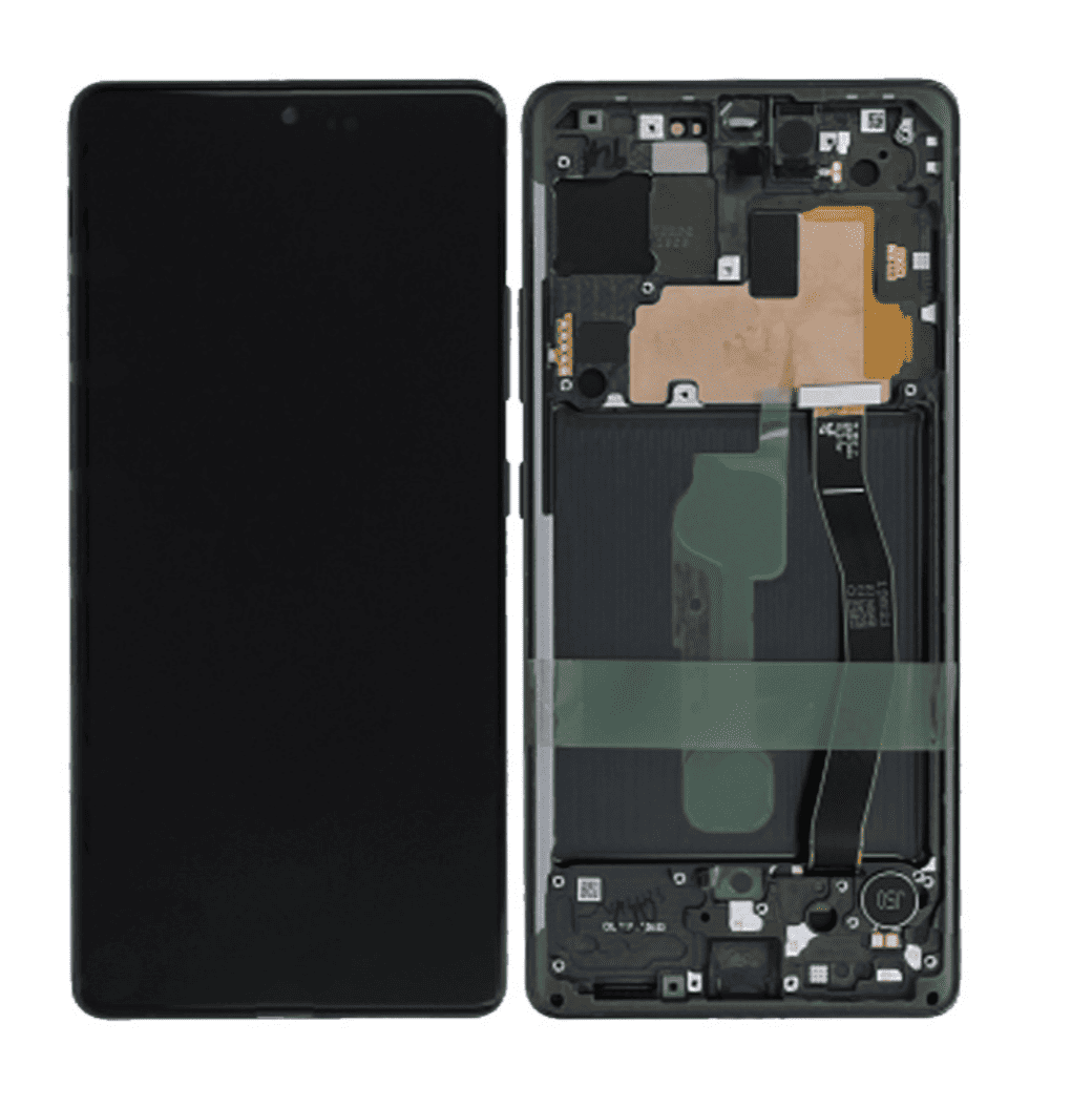 Galaxy S10 Lite Black OLED Touchscreen - SM-G770F / GH82-21672A / GH82-21992A / GH82-22045A  (Service Pack)