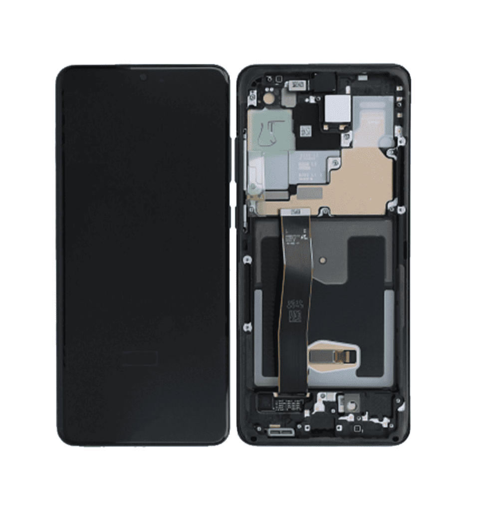 Galaxy S20 Ultra Cosmic Black OLED Touchscreen - SM-G988B / GH82-22327A / GH82-22271A / GH82-26032A / GH82-26033A / GH82-26032A / GH82-26033A (Service Pack)