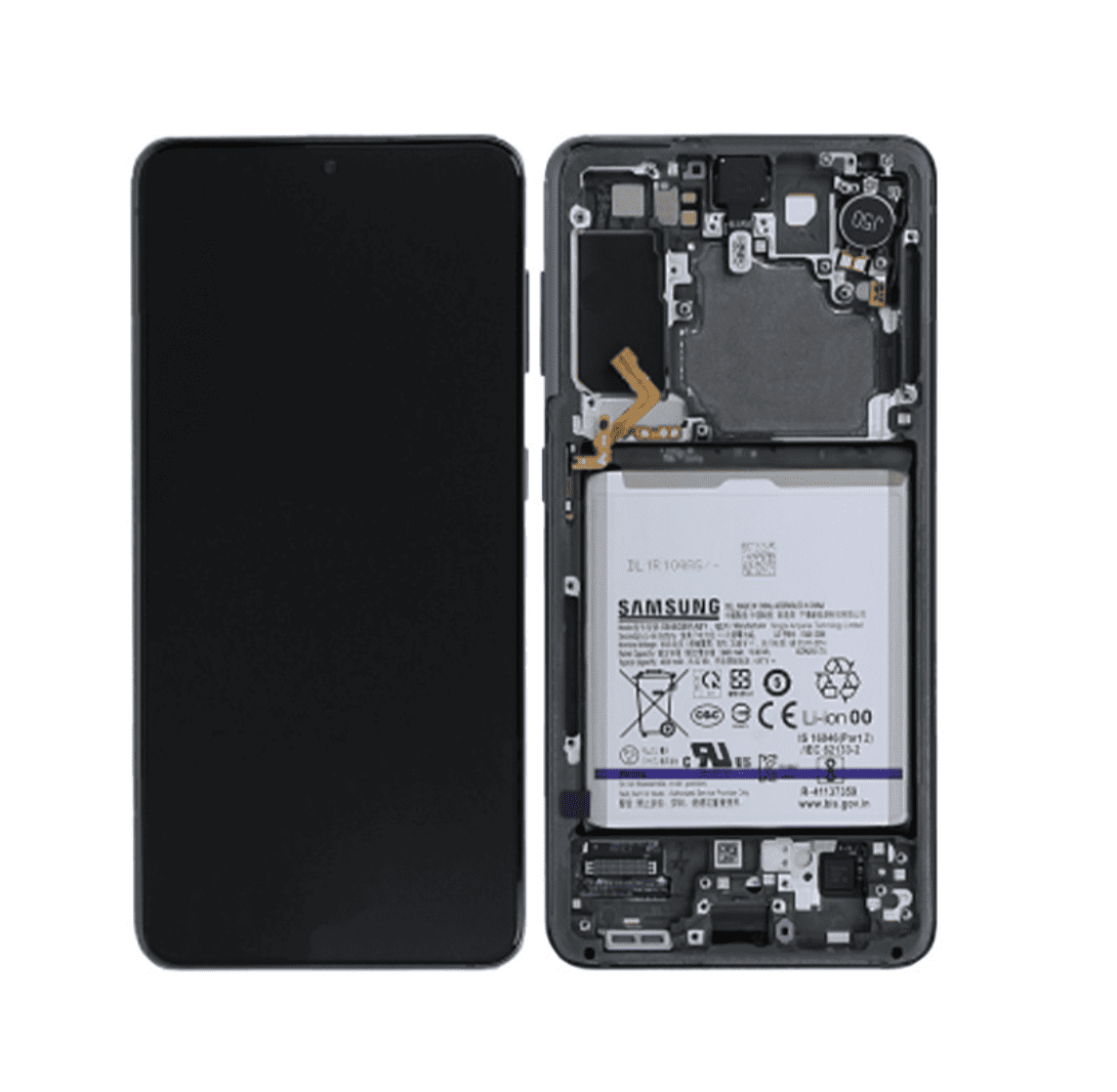 Galaxy S21 Phantom Grey OLED (including Battery) Touchscreen - SM-G991B / GH82-24716A / GH82-24718A (Service Pack)