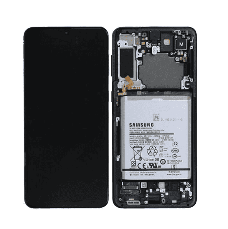 Galaxy S21 Plus Phantom Black OLED (including Battery) Touchscreen - SM-G996B / GH82-24555A / GH82-24744A (Service Pack)