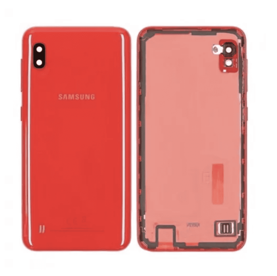 Back Cover With Camera Lens For Samsung Galaxy A10 (Red)