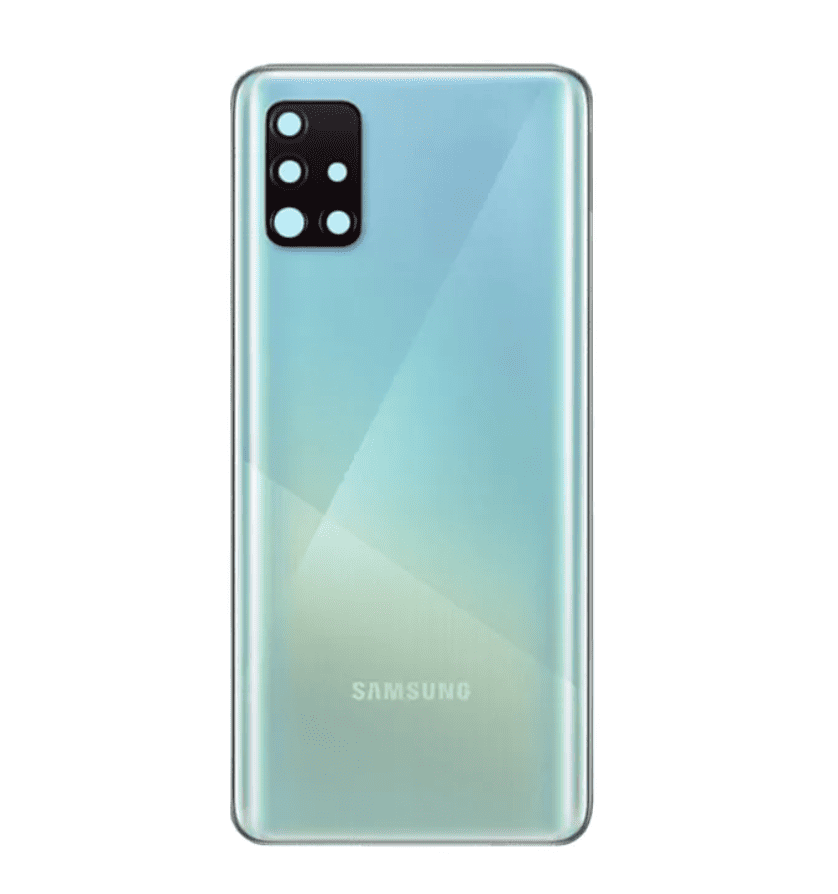 Back Cover with Camera Lens for Galaxy A51 (Blue)