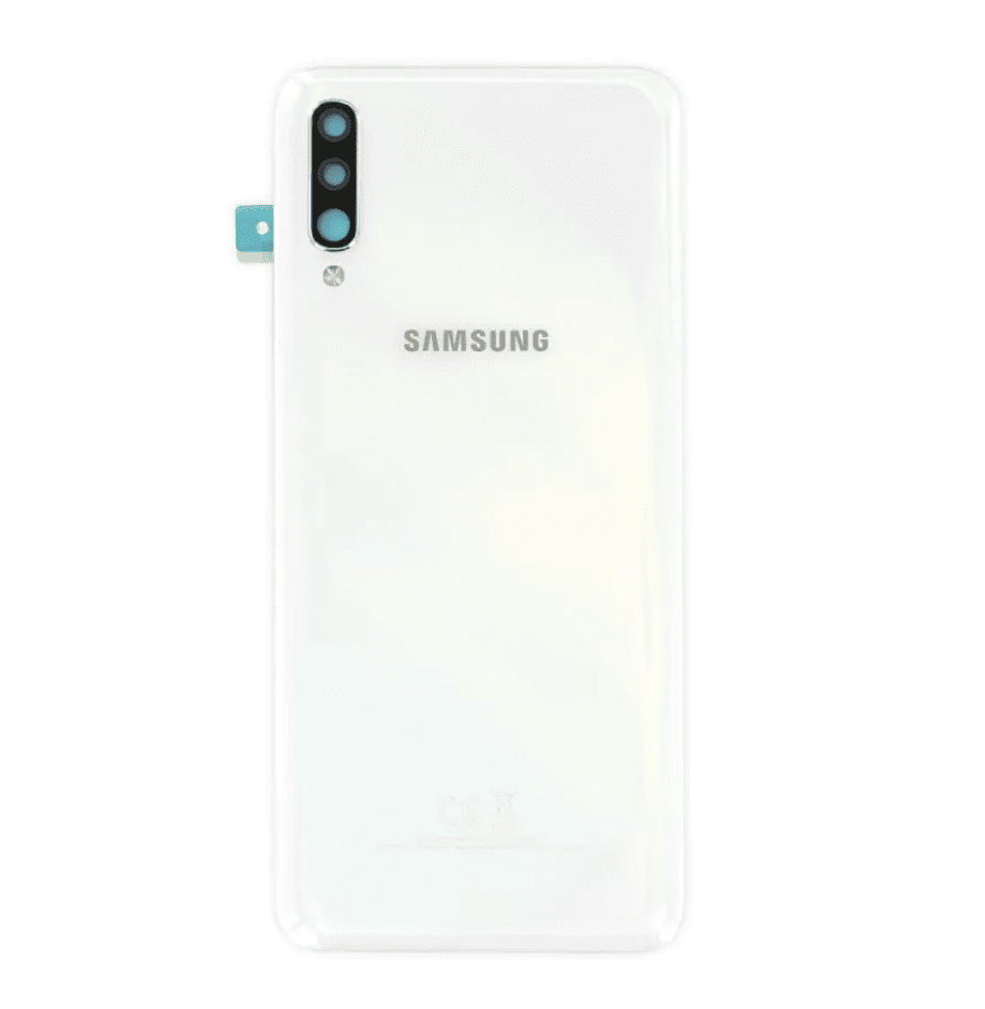 Back Cover with Camera Lens for A70 (White)