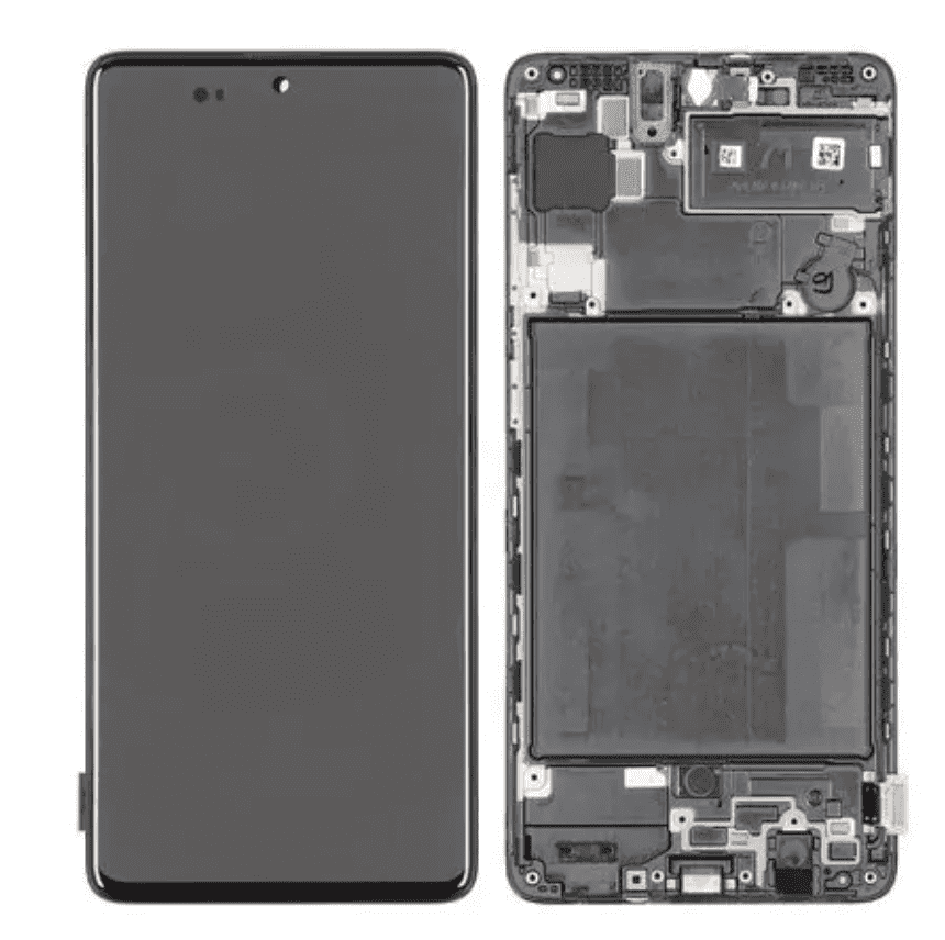 Galaxy A71 Black OLED Touchscreen - SM-A715F / GH82-22152A / GH82-22248A (Service Pack)