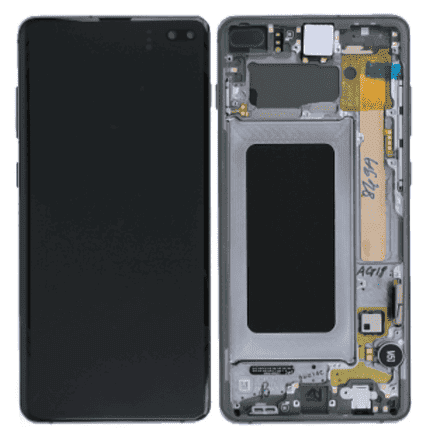 Galaxy S10 Plus Black OLED Touchscreen - SM-G975F / GH82-18849A / GH82-18834A (Service Pack)