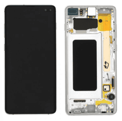 Galaxy S10 Plus White OLED Touchscreen - SM-G975F / GH82-18849B / GH82-18834B (Service Pack)