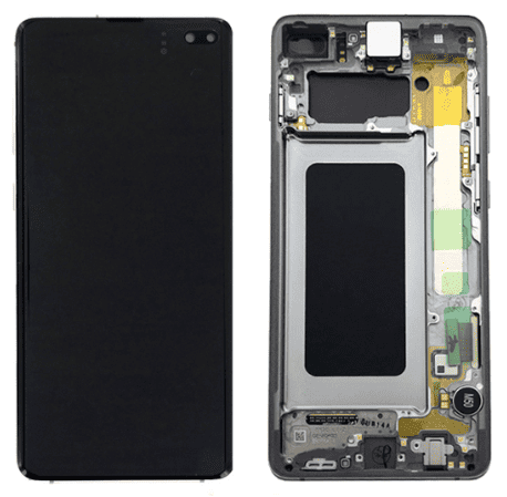 Galaxy S10 Plus Silver OLED Touchscreen - SM-G975F / GH82-18849G / GH82-18834G (Service Pack)