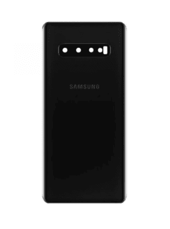 Back Cover With Camera Lens For Samsung Galaxy S10 Plus (Black)