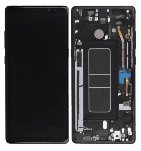 Galaxy Note 8 Black OLED Touchscreen - SM-N950 / GH97-21065A / GH97-21066A (Service Pack)