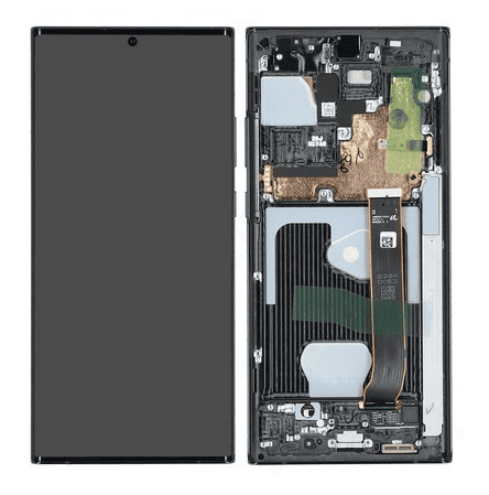 Galaxy Note 20 Ultra / Galaxy Note 20 Ultra 5G Black OLED Touchscreen - SM-N985F / GH82-23597A / GH82-23596A / GH82-23621A / GH82-23622A / GH82-23511A / GH82-31453A / GH82-31459A  (Service Pack)