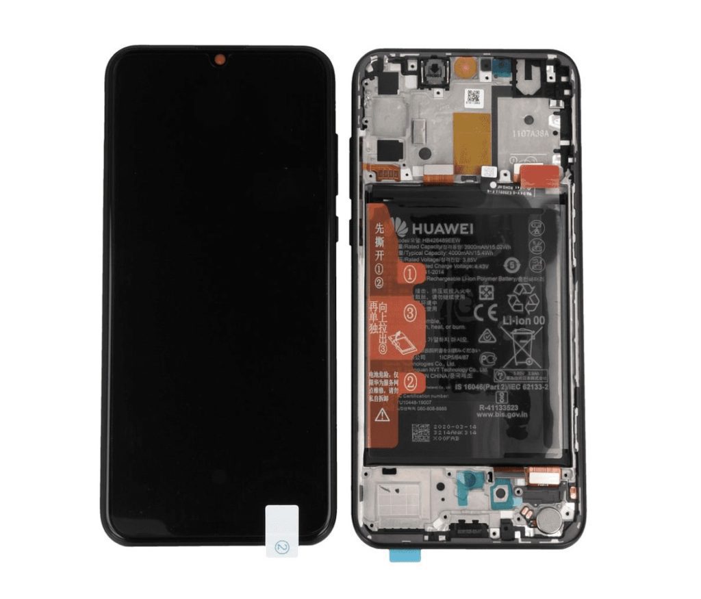 LCD Touchscreen – Black, Huawei P Smart 
S (Y8P) - 02353PNT (Service Pack)