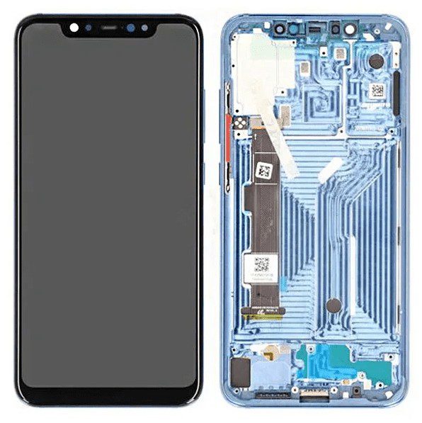 LCD Touchscreen – Blue, Xiaomi Mi 8 / 561010006033 (Service Pack)