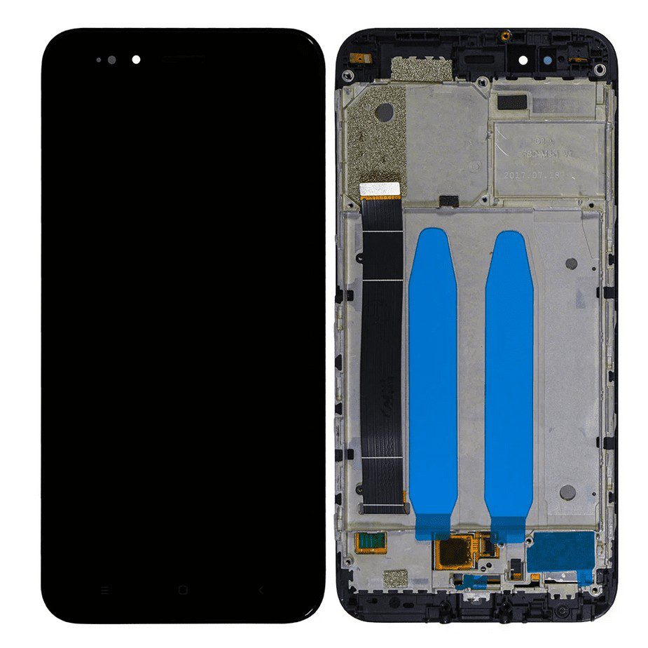 LCD Touchscreen – Black, Xiaomi Mi A1 / 5606100060B6 (Service Pack)