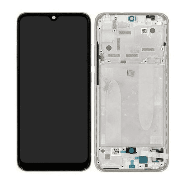 LCD Touchscreen – Silver, Xiaomi Mi A3 / 5603100090B6 (Service Pack)
