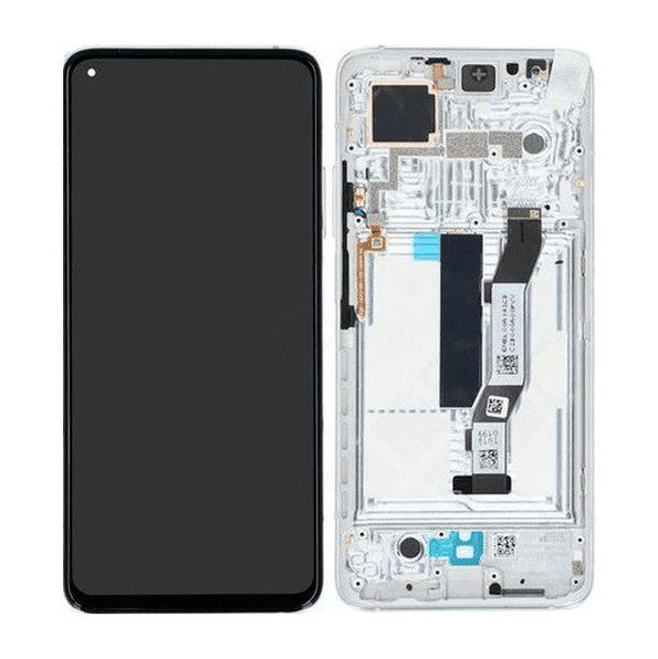 LCD Touchscreen – Silver, Xiaomi Mi 10T / 10T Pro   / 5600040J3S00 (Service Pack)