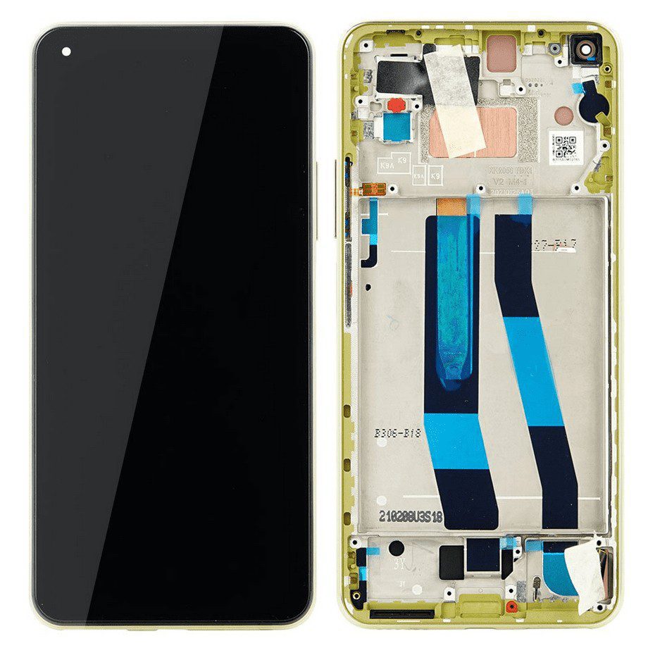 LCD Touchscreen – Yellow, Xiaomi Mi 11 Lite 5G / 56000J00K900 (Refurbished)