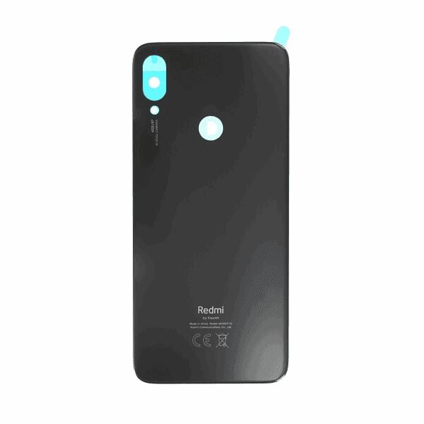 Back Cover For Redmi Note 7 (Black)