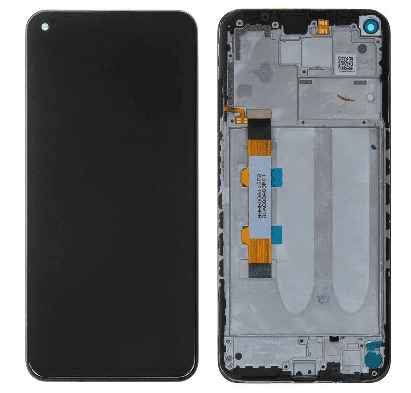 LCD Touchscreen – Black, Xiaomi Redmi Note 9T / 5600030J2200 (Refurbished)