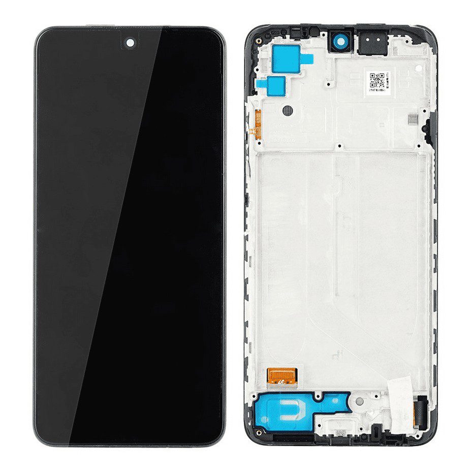 LCD Touchscreen – Onyx Grey, Xiaomi Redmi Note 10 / 5600020K7A00 (Service Pack)