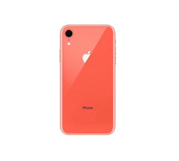 Back Glass Compatible For iPhone XR (Large Camera Hole) (Coral)