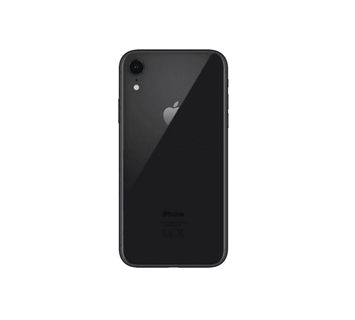 Back Glass Compatible For iPhone XR  (Large Camera Hole) (Space Grey)