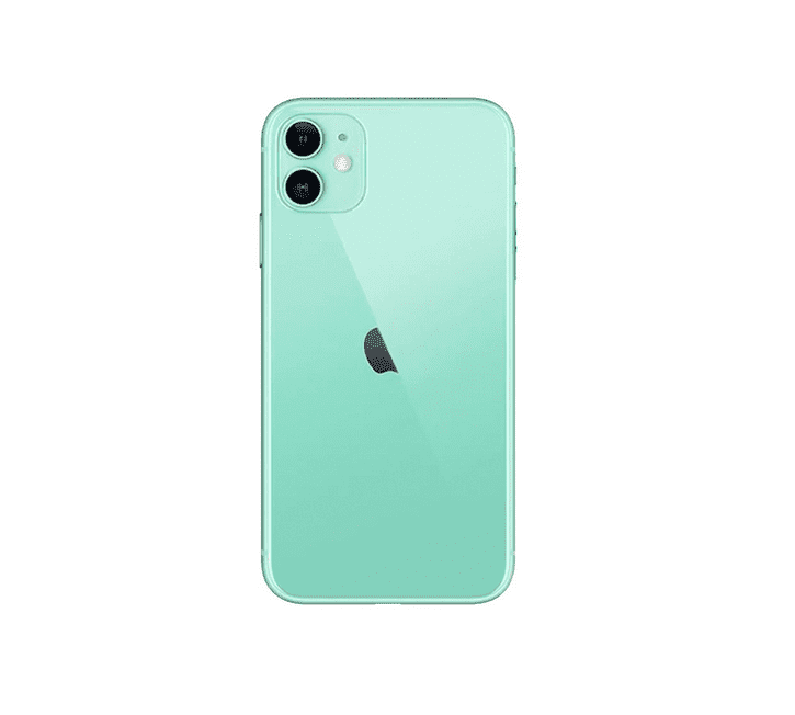 Back Glass Compatible For iPhone 11 (Large Camera Hole) (Green)
