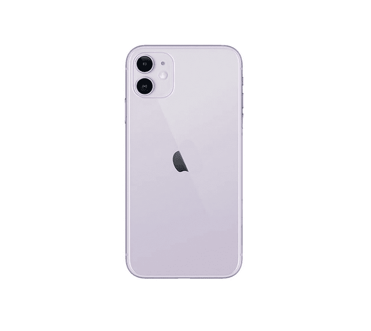 Back Glass Compatible For iPhone 11  (Large Camera Hole) (Purple)
