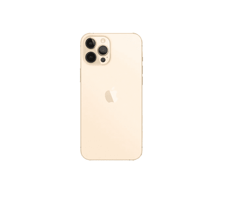 Back Glass Compatible For iPhone 12 Pro Max  (Large Camera Hole) (Gold)