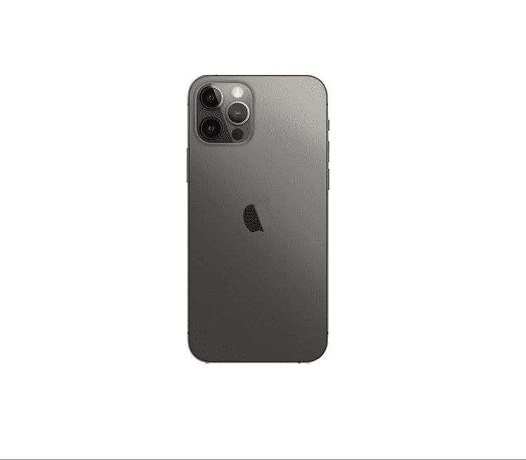 Back Glass Compatible For iPhone 12 Pro Max (Large Camera Hole) (Graphite)