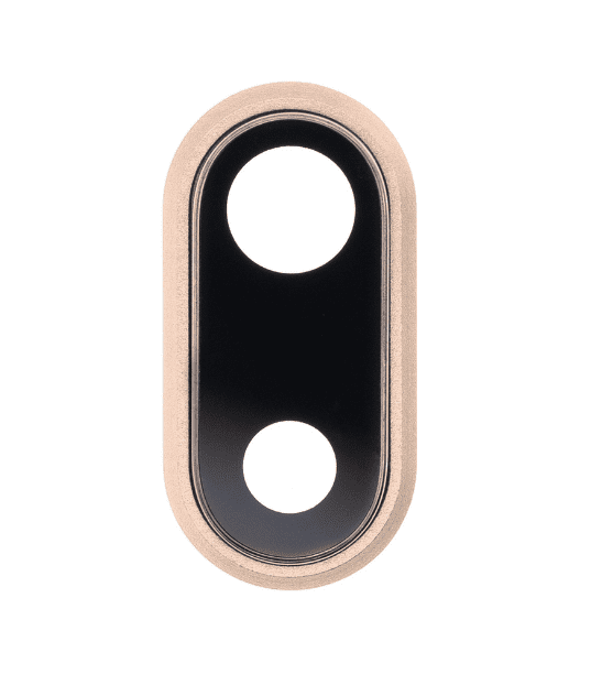 Back Camera Lens With Bracket Compatible For iPhone 8 Plus (Gold) (Real Sapphire L Premium Quality)