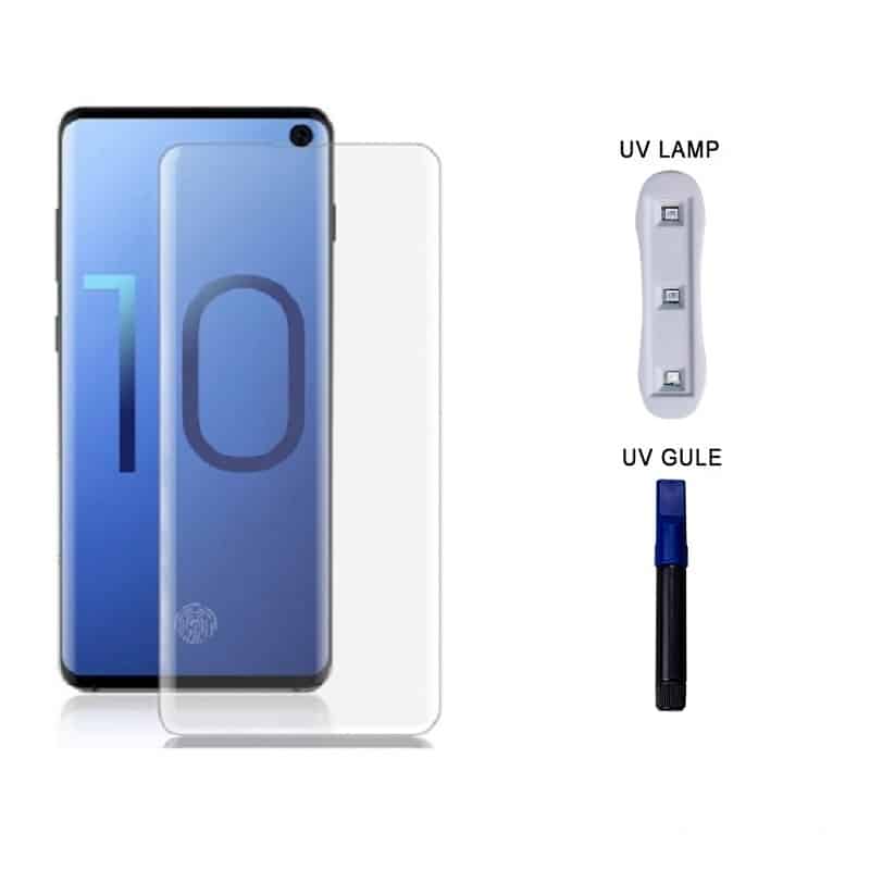 UV Tempered Glass / PanzerGlass for Samsung Galaxy S10