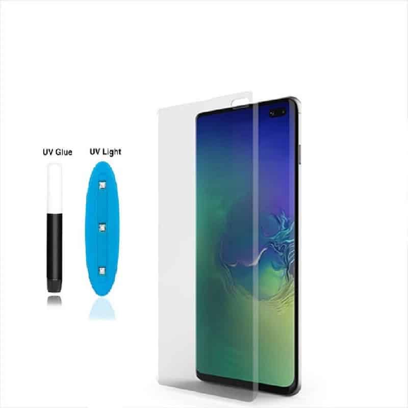 UV Tempered Glass / PanzerGlass for Samsung Galaxy S10 Plus