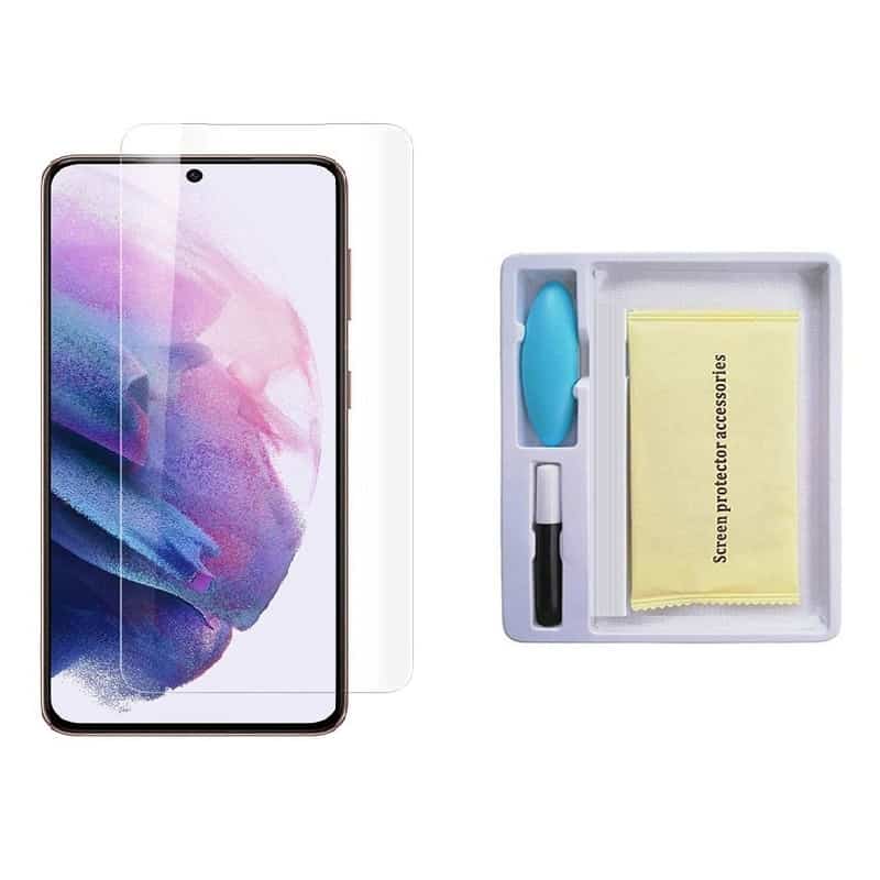 UV Tempered Glass / PanzerGlass for Samsung Galaxy S21