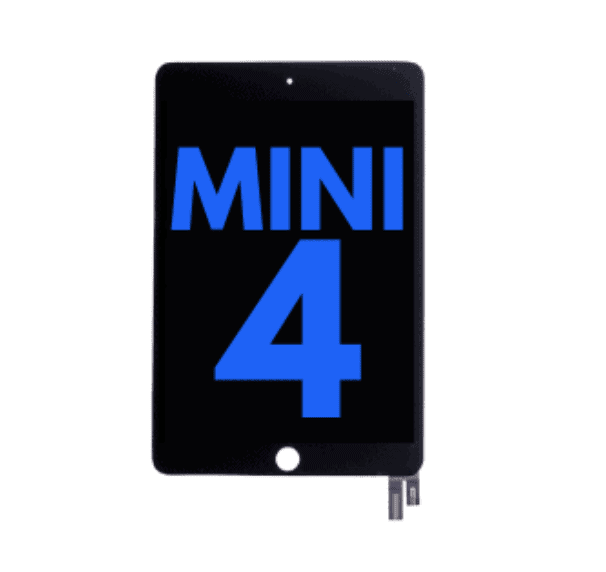 LCD Assembly With Digitizer For iPad Mini 4 (Sleep / Wake Sensor Flex Pre-Installed) (Refurbished) (Black)