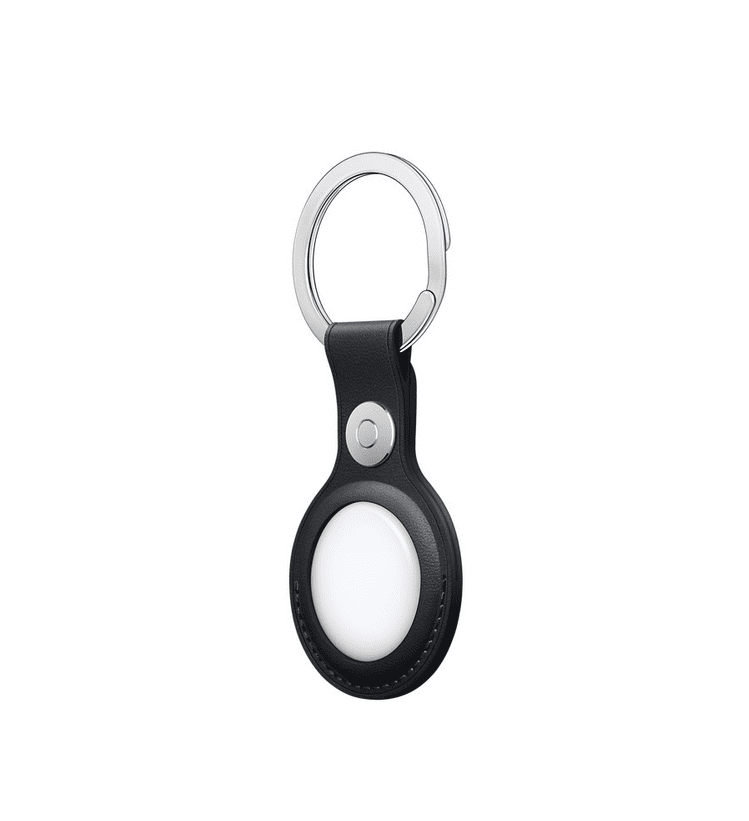 AirTag Leather Case - Black