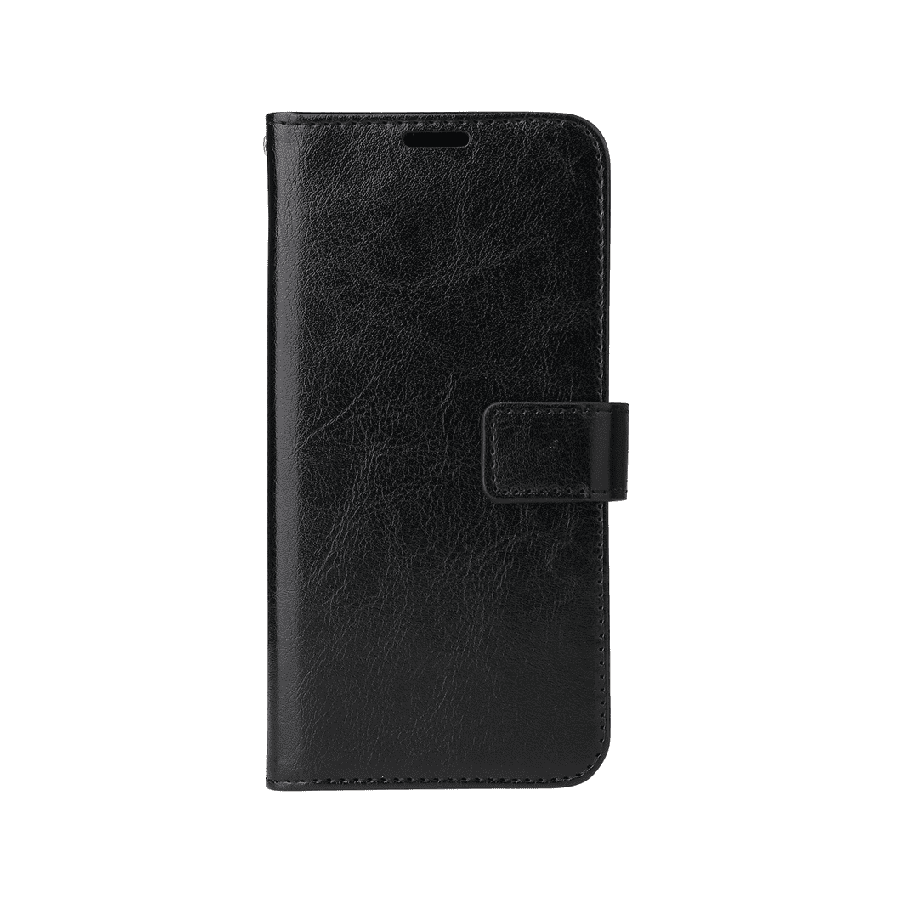 Leather Wallet Case for iPhone XS Max - Black