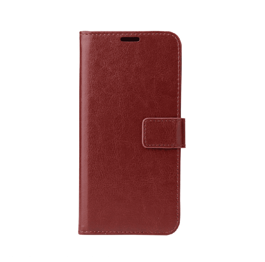 Leather Wallet Case for iPhone XR - Brown