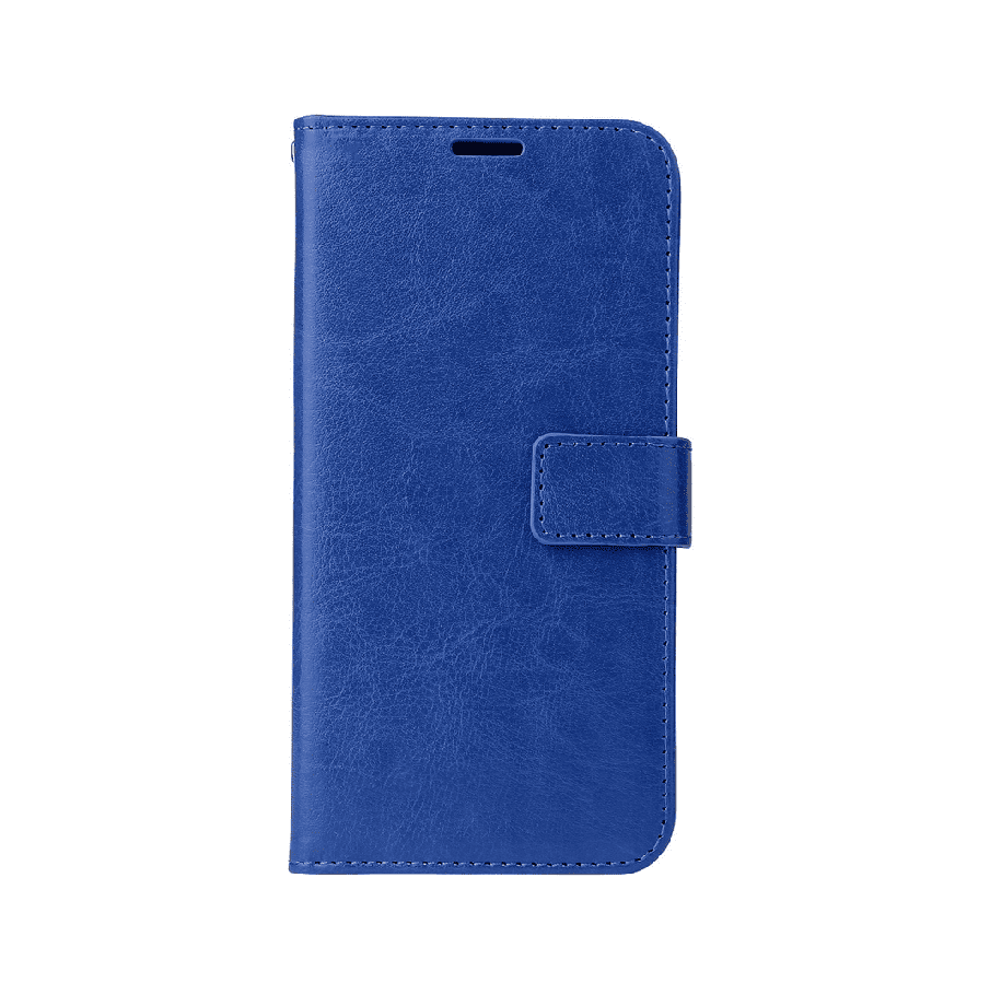 Leather Wallet Case for iPhone 13 Pro Max - Blue