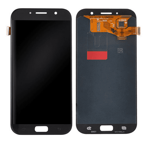 Galaxy A7 2017 Black OLED Touchscreen - SM-A720F / GH97-19723A / GH97-19811A (Service Pack)