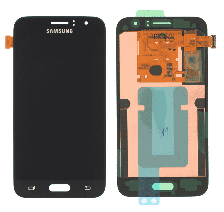 Galaxy J1 2016 Black OLED Touchscreen - SM-J120 / GH97-18224C / GH97-19005C / GH97-18728C (Service Pack)