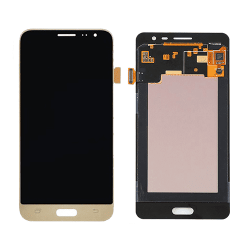 Galaxy J3 2016 Gold OLED Touchscreen - SM-J320 / GH97-18414B / GH97-18748B (Service Pack)