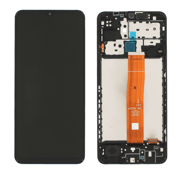 Galaxy M12 Black OLED Touchscreen - SM-M127F / GH82-25043A / GH82-25042A (Service Pack)
