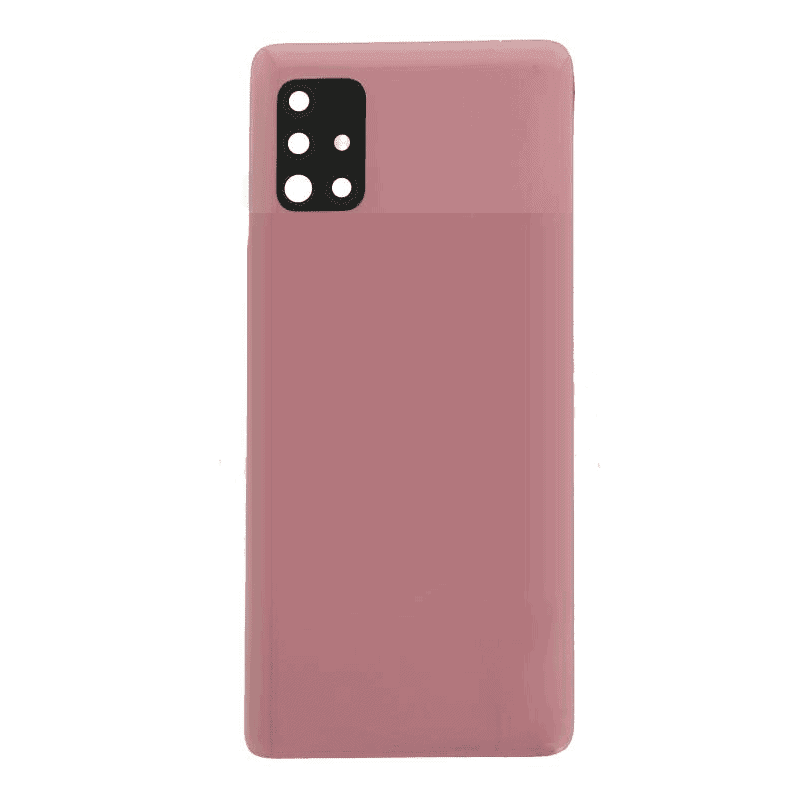 Back Cover with Camera Lens for Galaxy A51 5G (Pink)