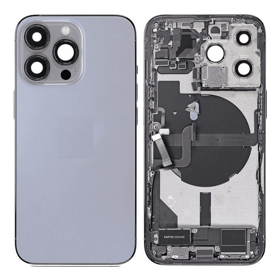 Back Housing W/Small Component Pre-installed for iPhone 13 Pro (Sierra Blue)