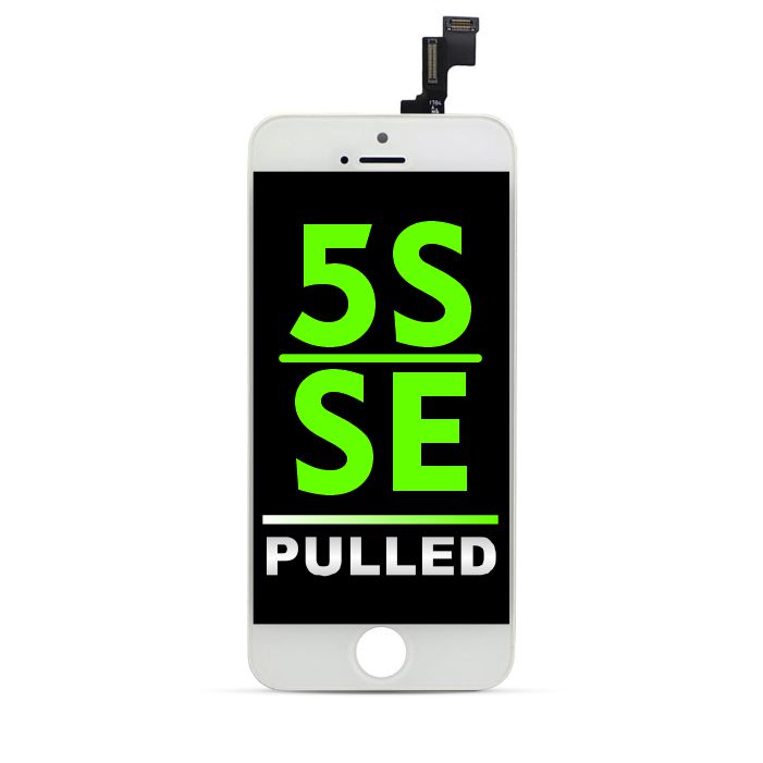iPhone 5S/SE Pulled LCD Assembly White