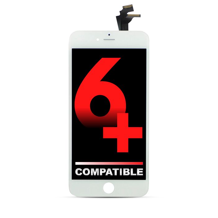 iPhone 6 Plus Compatible LCD Assembly White