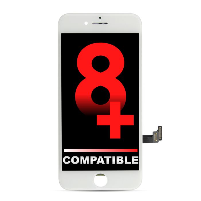 iPhone 8 Plus Compatible LCD Assembly White