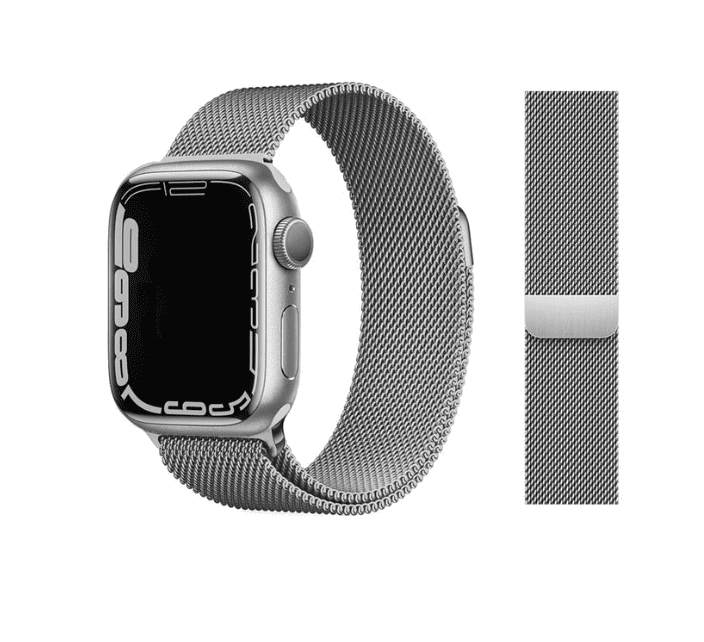 Milanese Band for Apple Watch (38/40/41mm) - Size S/M (230mm) - Silver